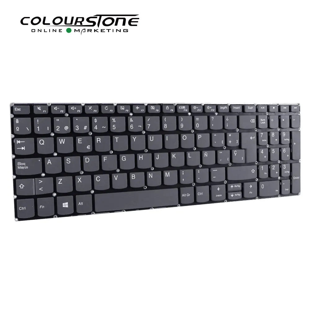 330-15 Spanish Laptop Keyboard Non-Backlit — Keyboard at an angle
