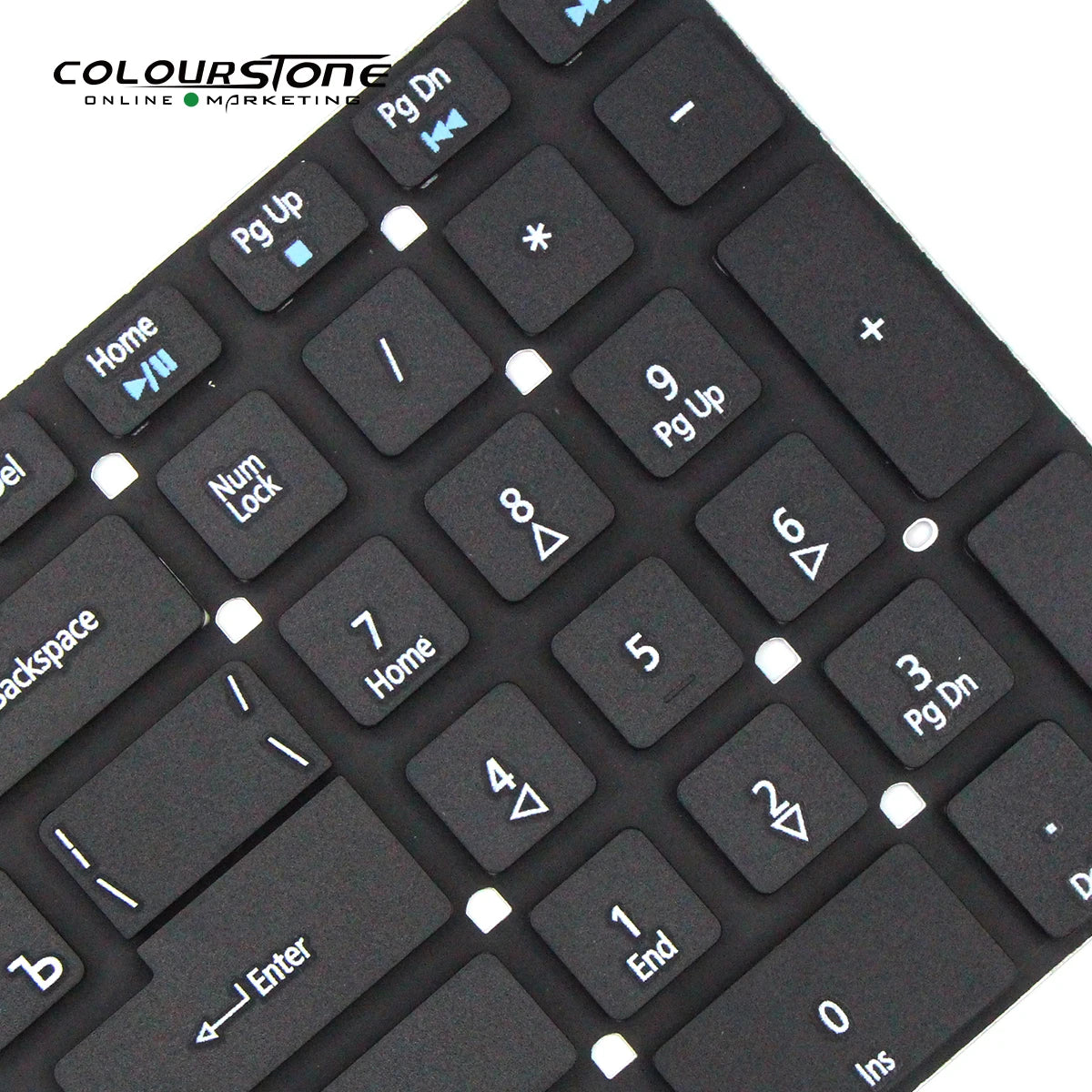 5830 5755 Russian Laptop Keyboard Without Frame — Keycap detail