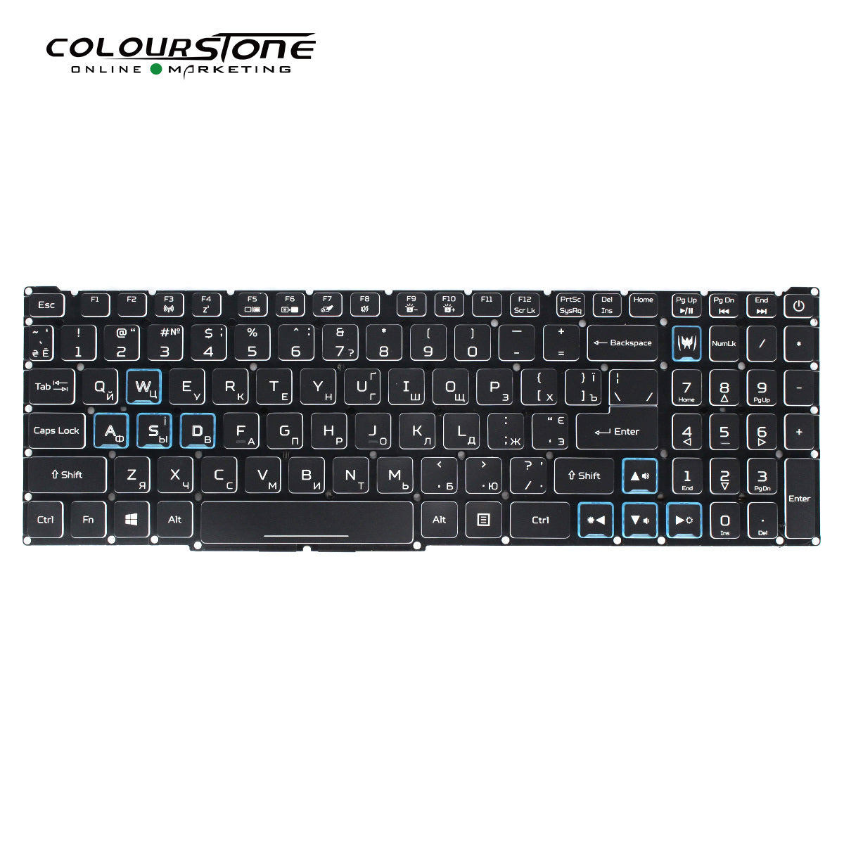 Keyboard For 5 AN515-54 N18C3 AN515-54-51M5 Laptop RU Keyboard with Backlight — image 2