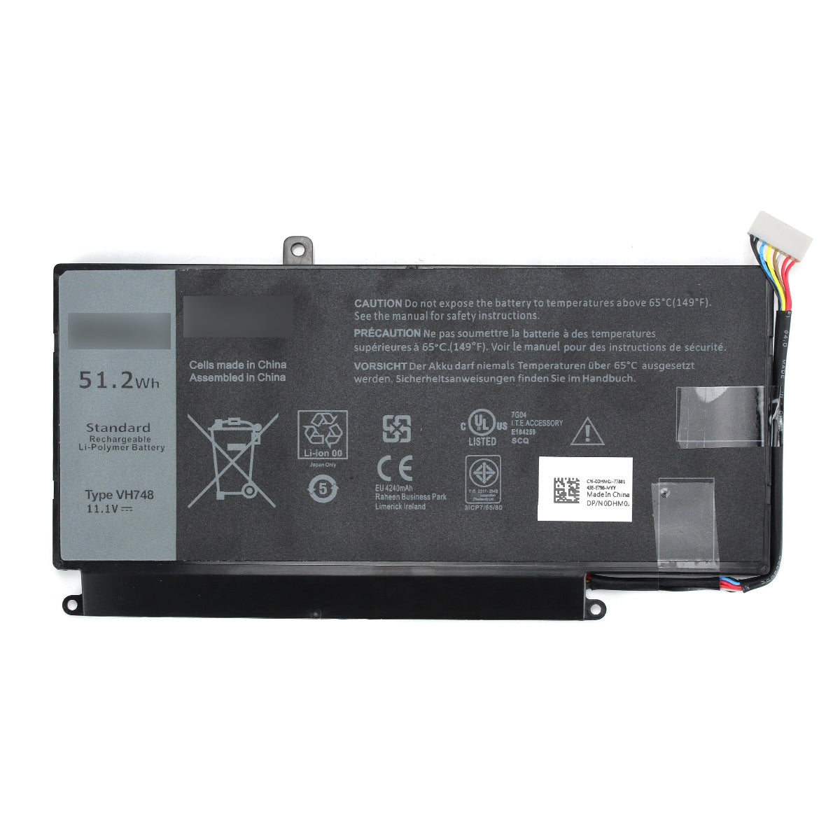 VH748 Laptop Battery 11.4V 51.2Wh — image 1