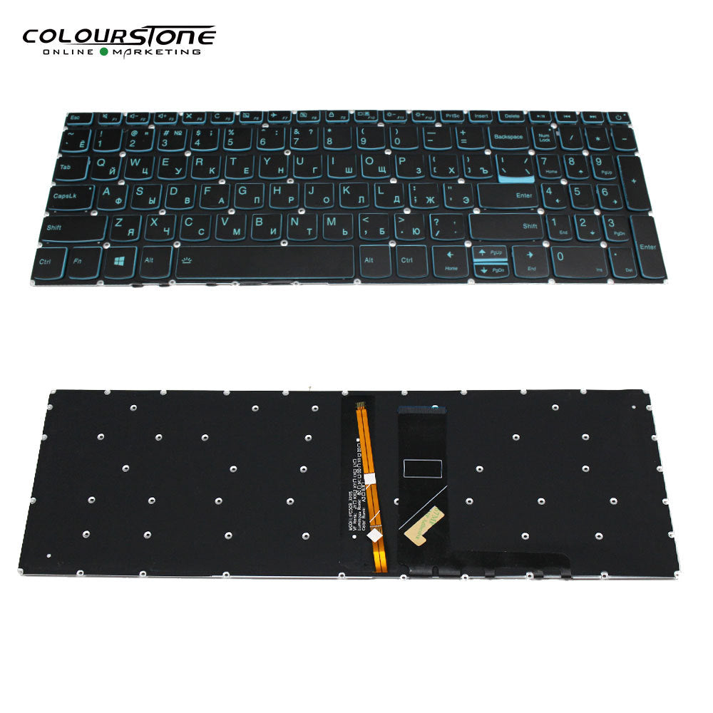 Blue Backlit US/RU Layout Keyboard for L340-15API/L340-15IWL/L340-15IRH Plastic ABS — image 4