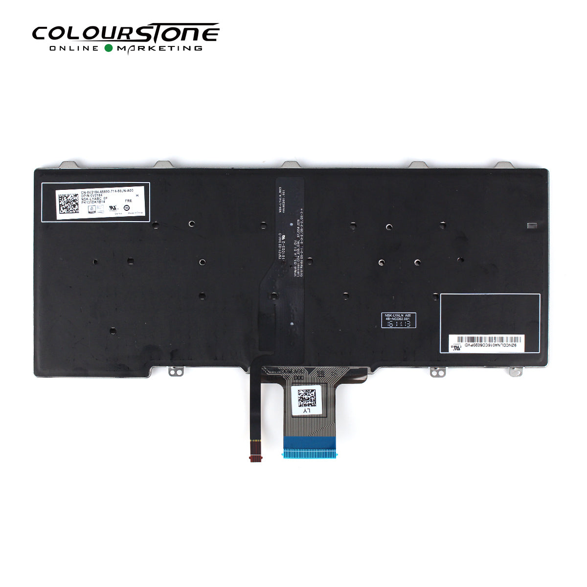 E7250 FR/US Plastic Laptop Keyboard Replacement for E7250/E5250/E5270/5250/7250 Models BT Wireless Internal Non-Backlit — image 3