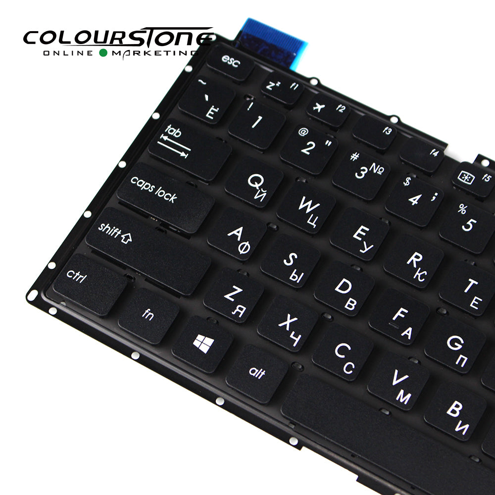 Replacement X441 X441S X441SA X441SC X441U X441UA Black Laptop Keyboard RU Version ABS Plastic QWERTY Layout — image 2