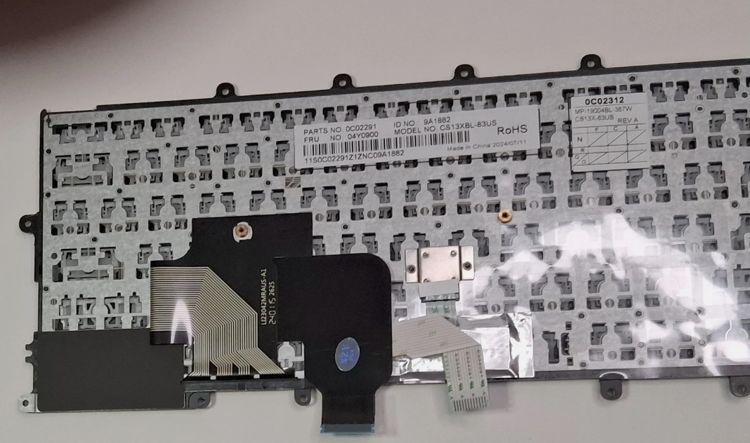 Full Size LED Backlit Laptop Internal Keyboard for X230S X250 X240I X240S X240 X260 X270 UK — image 2