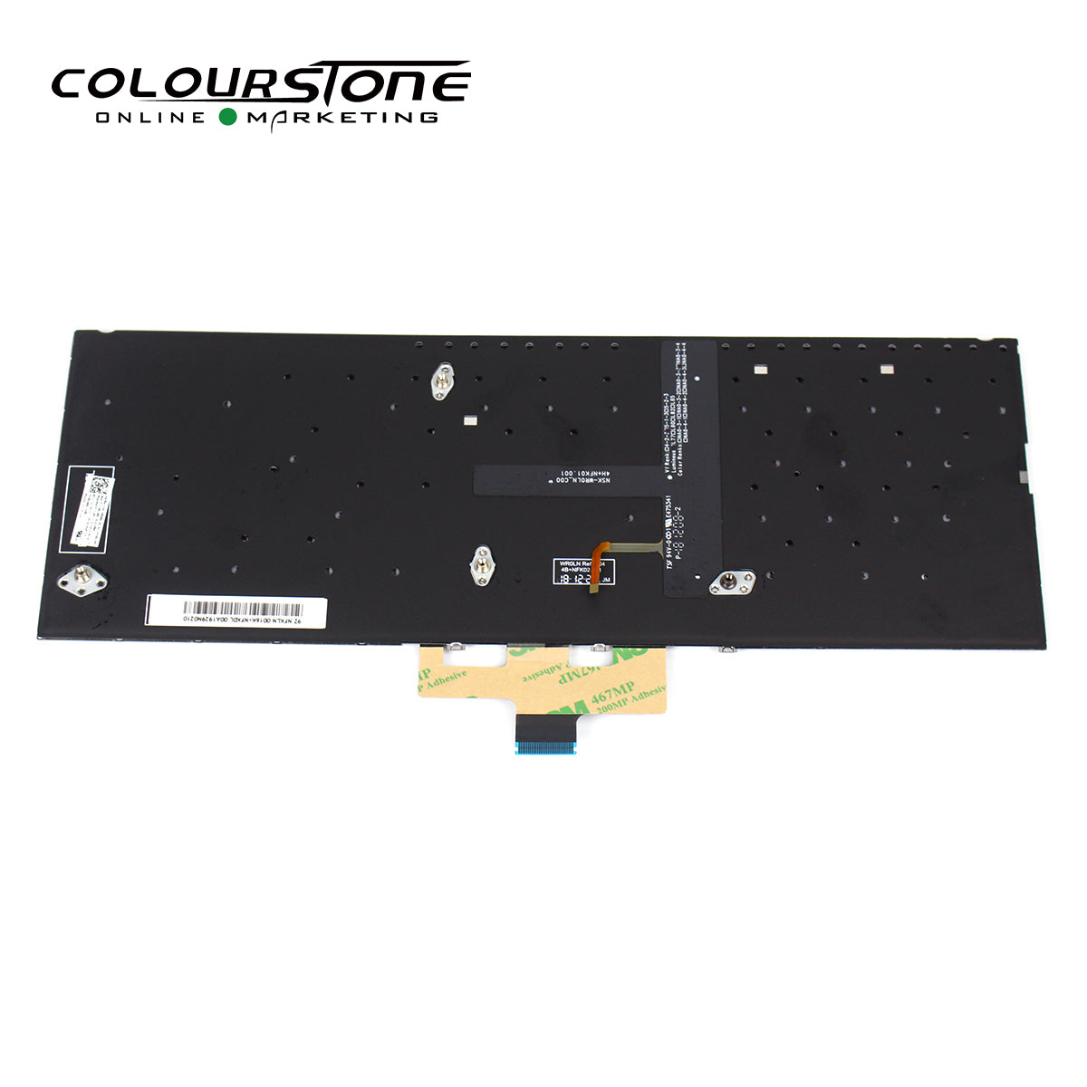 UX433 Spanish Laptop Keyboard SP Layout Plastic for 14 UX433/UX433F/UX433FA/UX433FN/UX433FL/UX434/U4300F Backlit Black — image 4