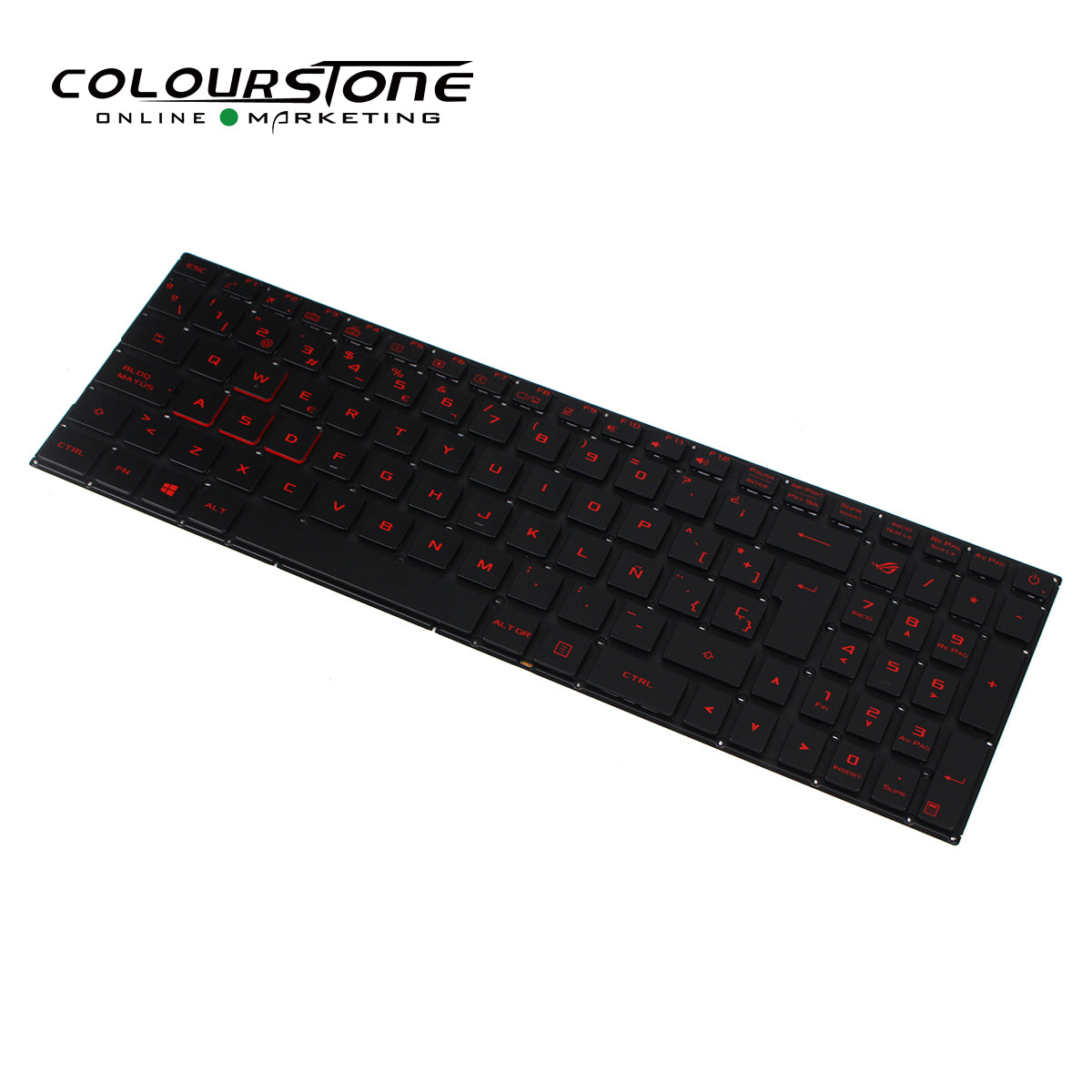 GL502 Spanish Laptop Keyboard Replacement for GL502V GL502VM GL502VS GL502VT GL502VY SP Layout Backlit Black Plastic — image 2