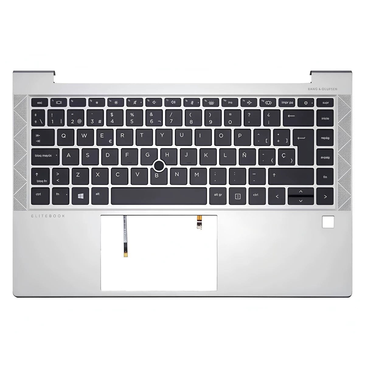 830 Laptop Palmrest with Keyboard — image 1