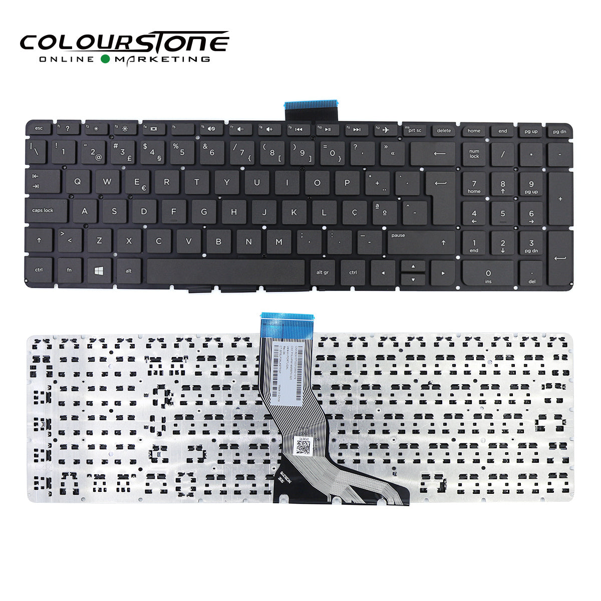 15-B Portuguese Laptop Keyboard Replacement for 15-b 15-b160er 15-b052sr 15-b054sr — image 3