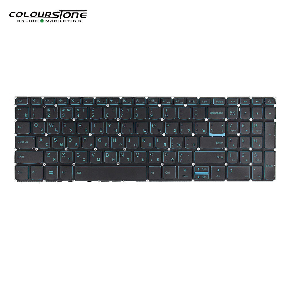 Blue Backlit US/RU Layout Keyboard for L340-15API/L340-15IWL/L340-15IRH Plastic ABS — image 2