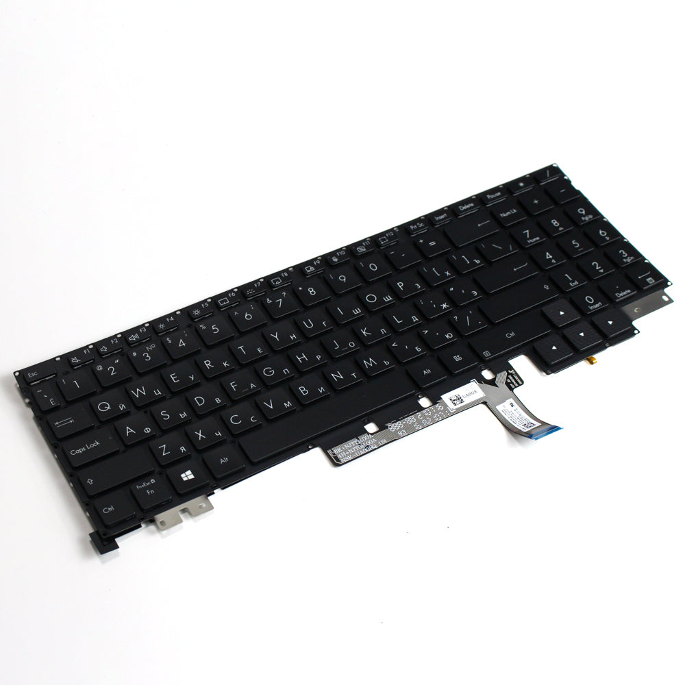Pro 16 OLED W7600 Laptop Keyboard Backlit RU Layout Black Plastic Model W7600Z3A W7600H3A — image 3