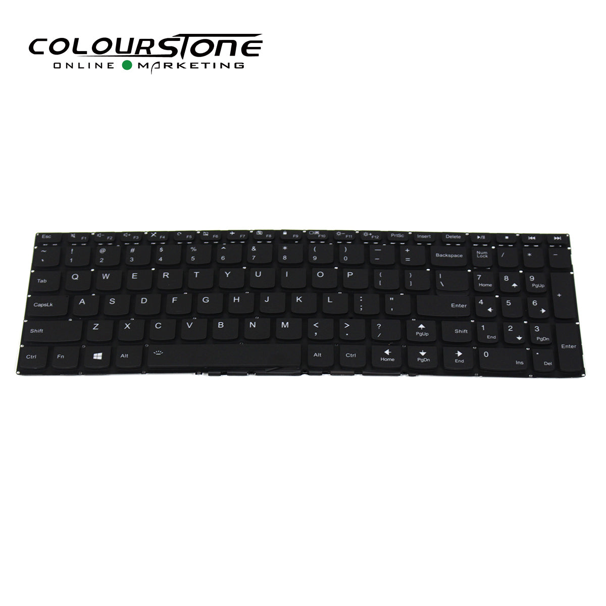 Notebook Keyboard UA Layout Backlit Replacement Black for Y520-15IKB R720-15IKB Y7000 Y520-15 — image 1