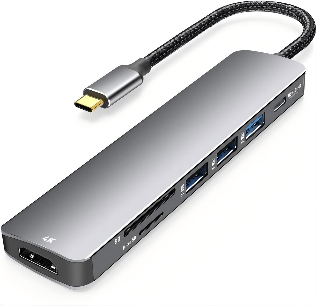 7-in-1 USB-C Multiport Hub with 100W PD — image 1