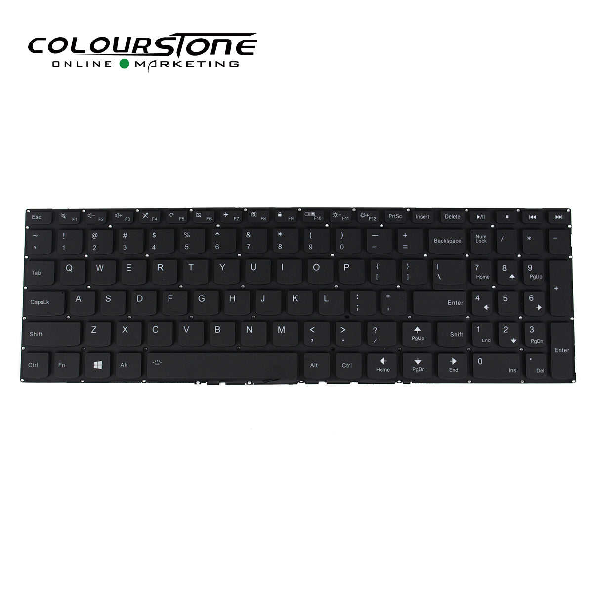 Notebook Keyboard UA Layout Backlit Replacement Black for Y520-15IKB R720-15IKB Y7000 Y520-15 — image 2