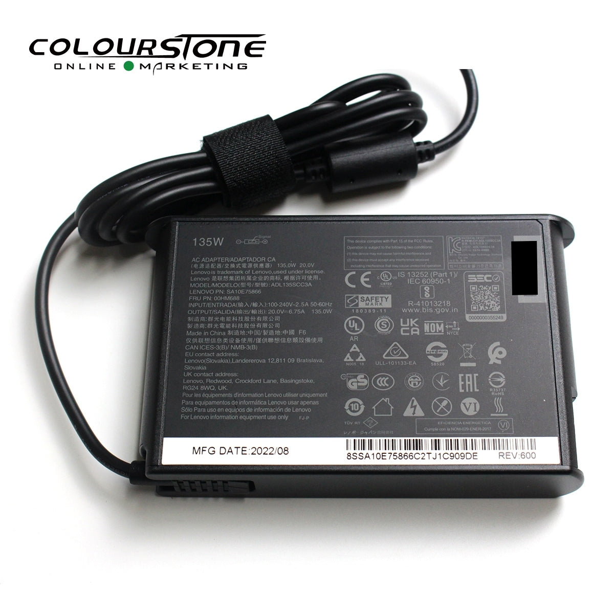 ADL135SCC3A Laptop Power Adapter 135W — image 3