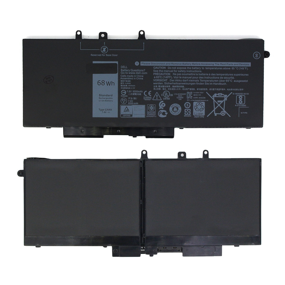 GJKNX Laptop Battery 7.6V 68Wh — image 1