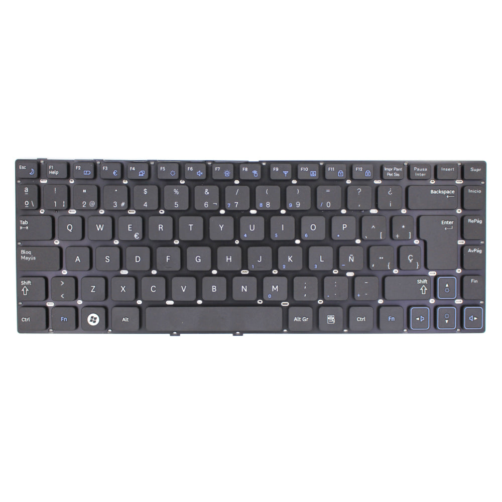 RV411 SP Layout Plastic Laptop Keyboard Replacement for RC410 RV410 RV411 RV415 RV420 Spanish V122960BK — image 1