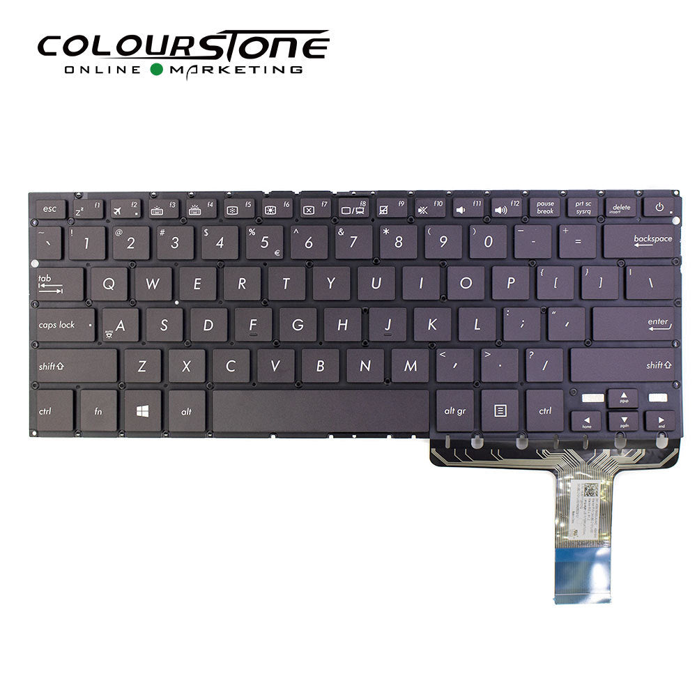 UX330 Laptop US Keyboard Replacement for UX330 UX330UA UX330CA with Backlit Black Plastic — image 2