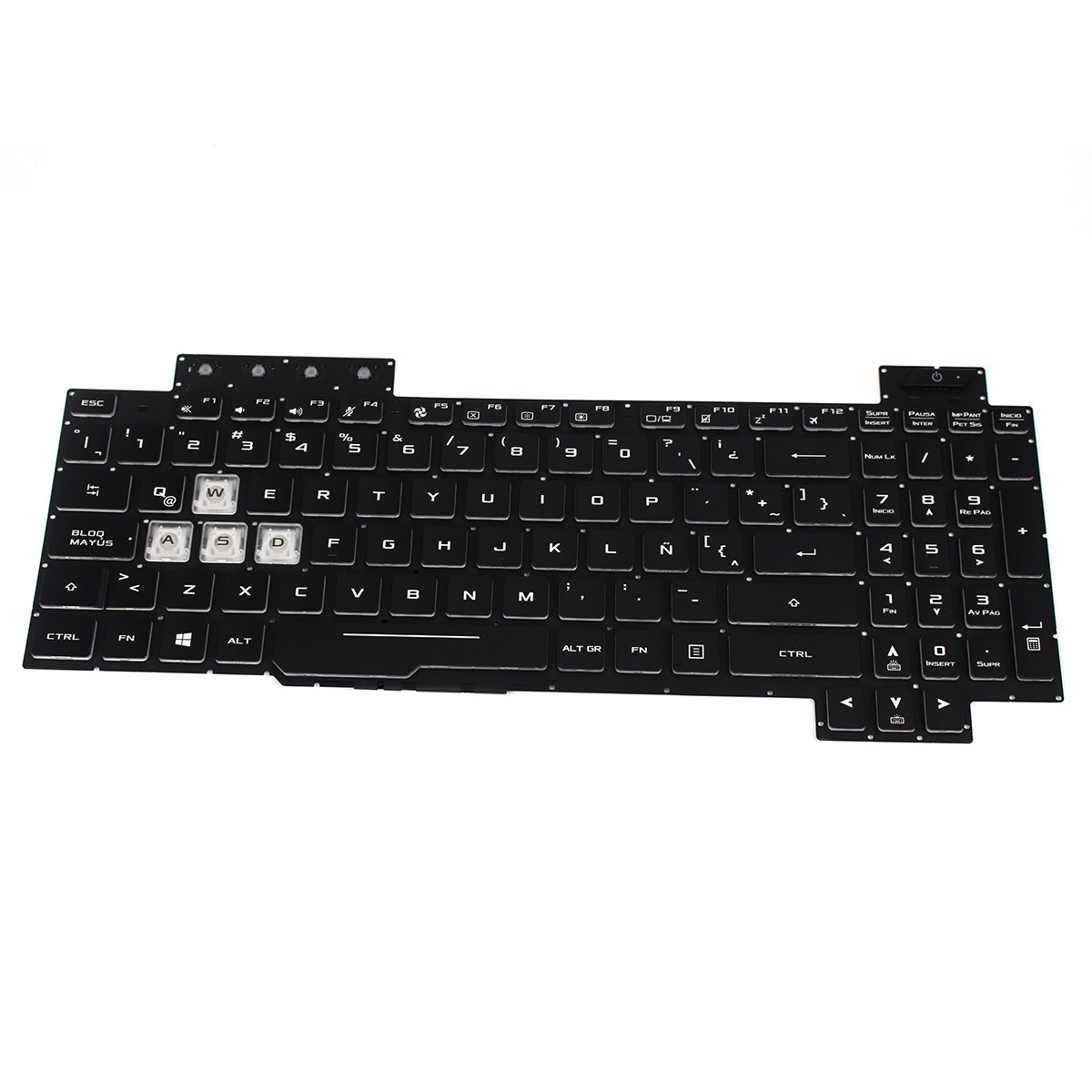Laptop Keyboard Replacement for Gaming FX505/FX505GD/FX505GE/FX505GM/FX86 Black SP Layout Backlit — image 1