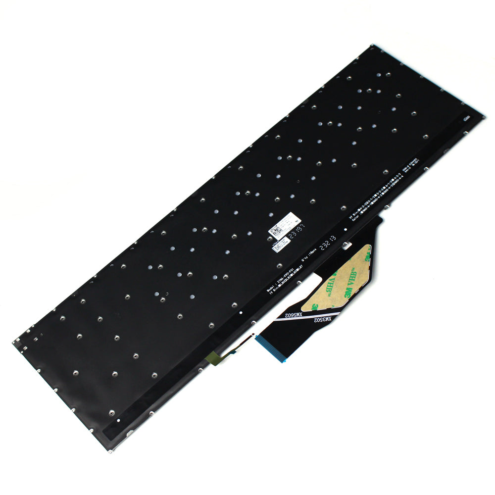 X1503/X1504/E5104/K3605ZV/K3605VC/15X/K3501/M3504/S3504/E1501 Laptop Keyboard Replacement Backlit RU Layout Black 180 — image 3