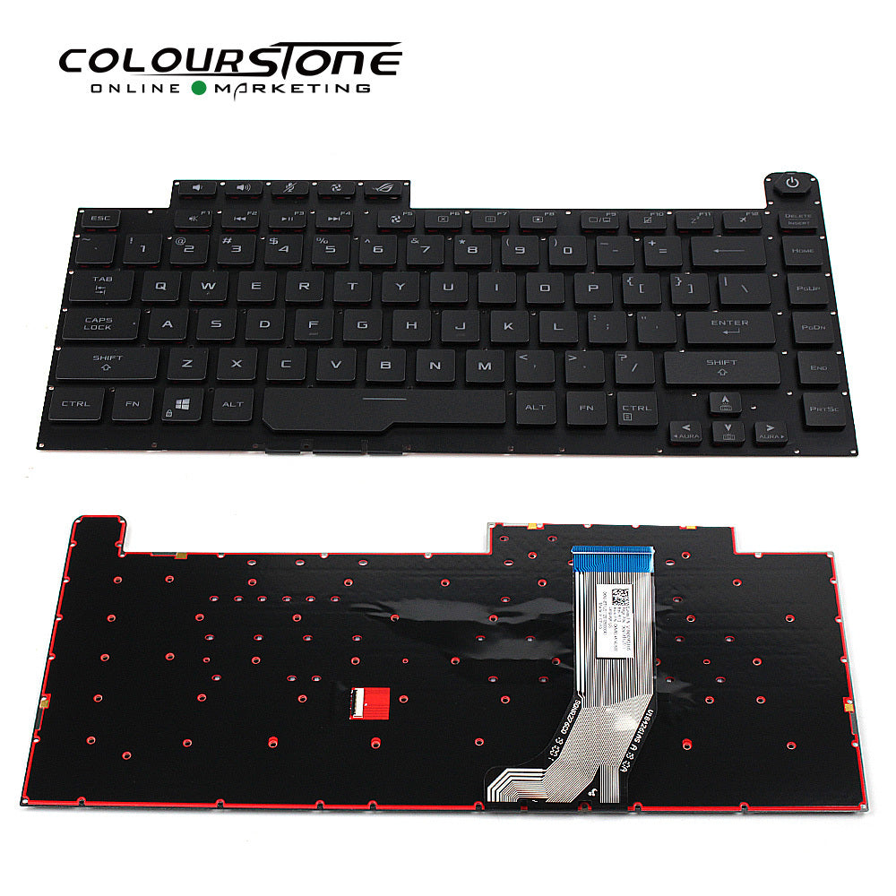 Replacement Laptop Keyboard for G531G G531GT G15 G512 G512LV G512LW Black Notebook Keyboard Per-key with RGB Backlit — image 2