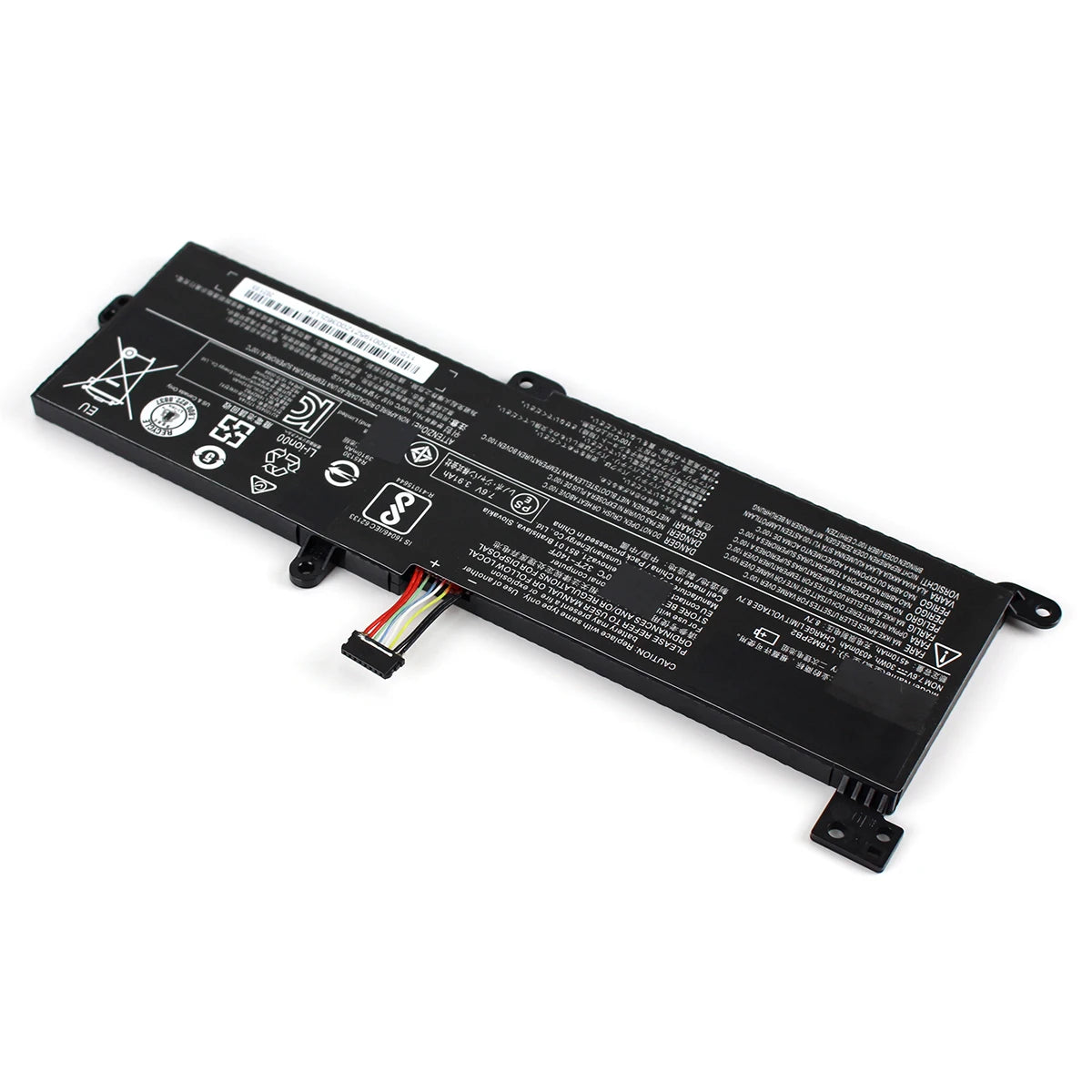 L16M2PB2 Laptop Battery 7.6V 30Wh — Label side at an angle