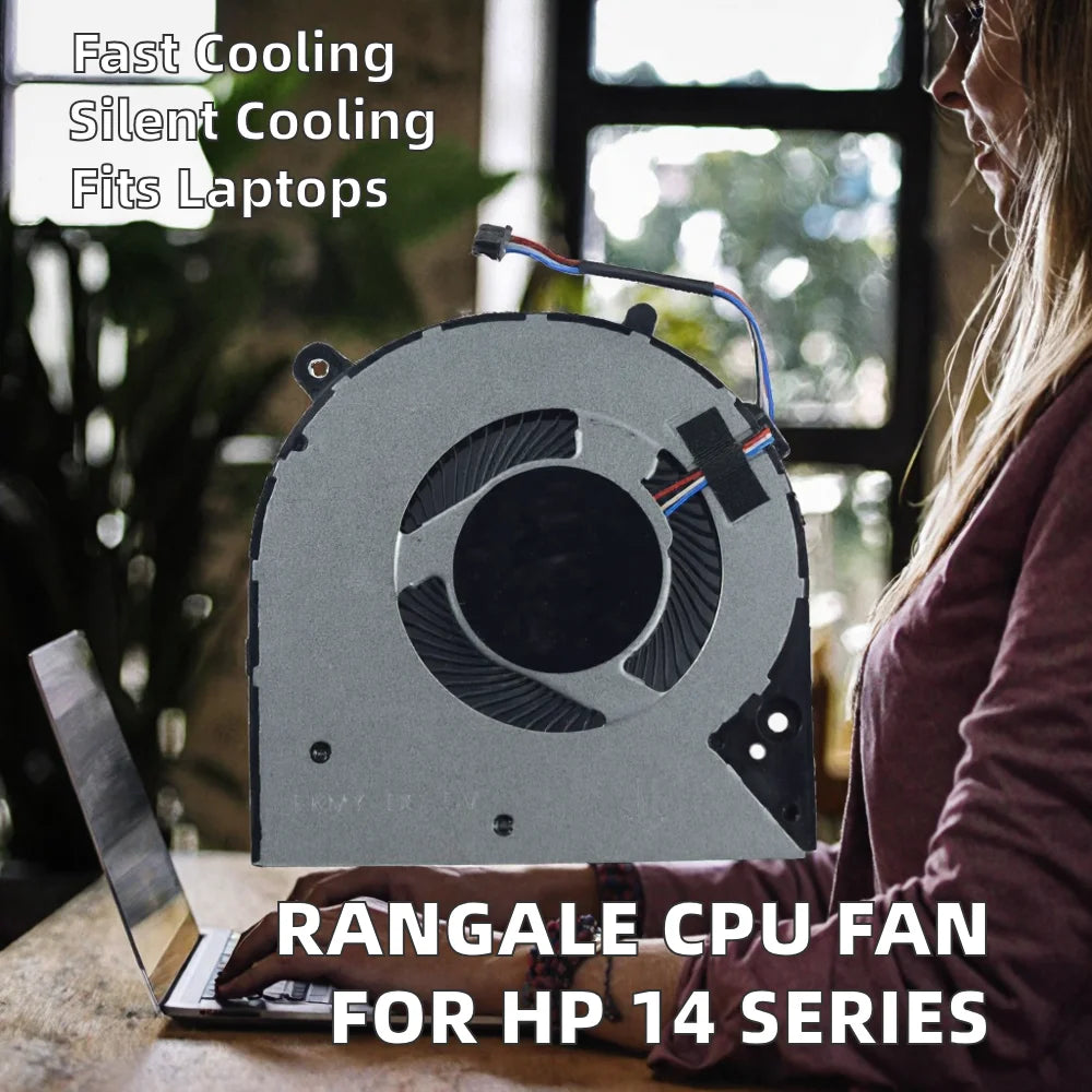 14S-CF 14-CK TPN-I130 3-Pin Laptop Cooling Fan — product view 2