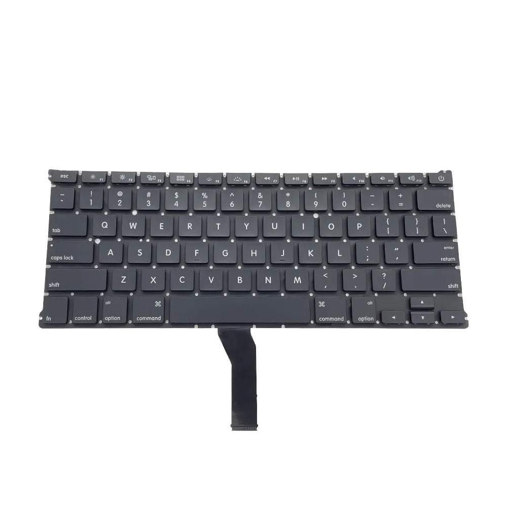 A1466 A1369 13-inch US Laptop Replacement Keyboard — US key layout and ribbon
