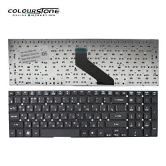 5830 5755 Russian Laptop Keyboard Without Frame — Front and rear keyboard views