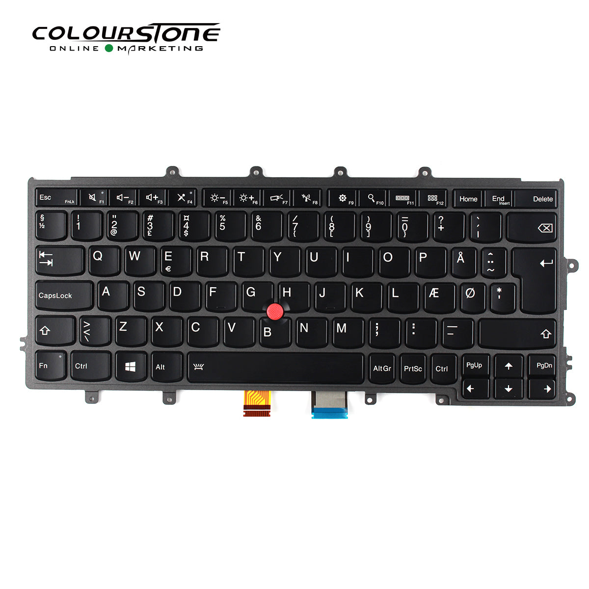 Replacement Laptop Keyboard for X240 X240s X250 X260 X270 Notebook EU Keyboard Backlit Black — image 2