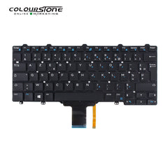 E7250 FR/US Plastic Laptop Keyboard Replacement for E7250/E5250/E5270/5250/7250 Models BT Wireless Internal Non-Backlit — image 2