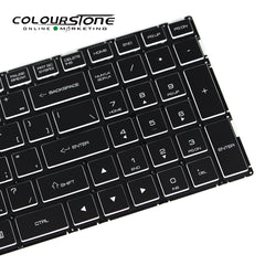 TR 911 US Layout Backlit Laptop Keyboard Replacement for Dino-X7A X6 X5 G8000N G8000M Black Plastic — image 3