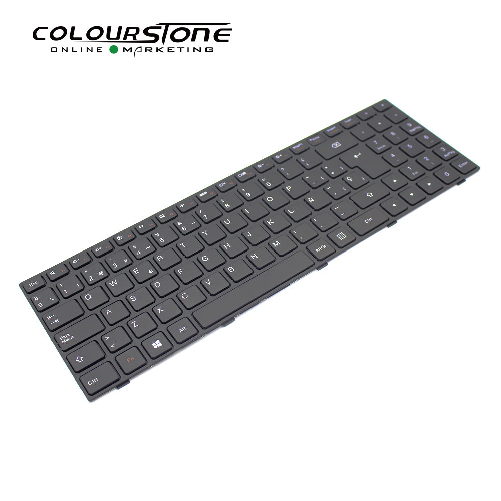 100-15IBY SP Layout Black Plastic Laptop Keyboard Replacement Spanish Notebook Parts Model PK131ER1A05 9Z.NCLSN.00R — image 2