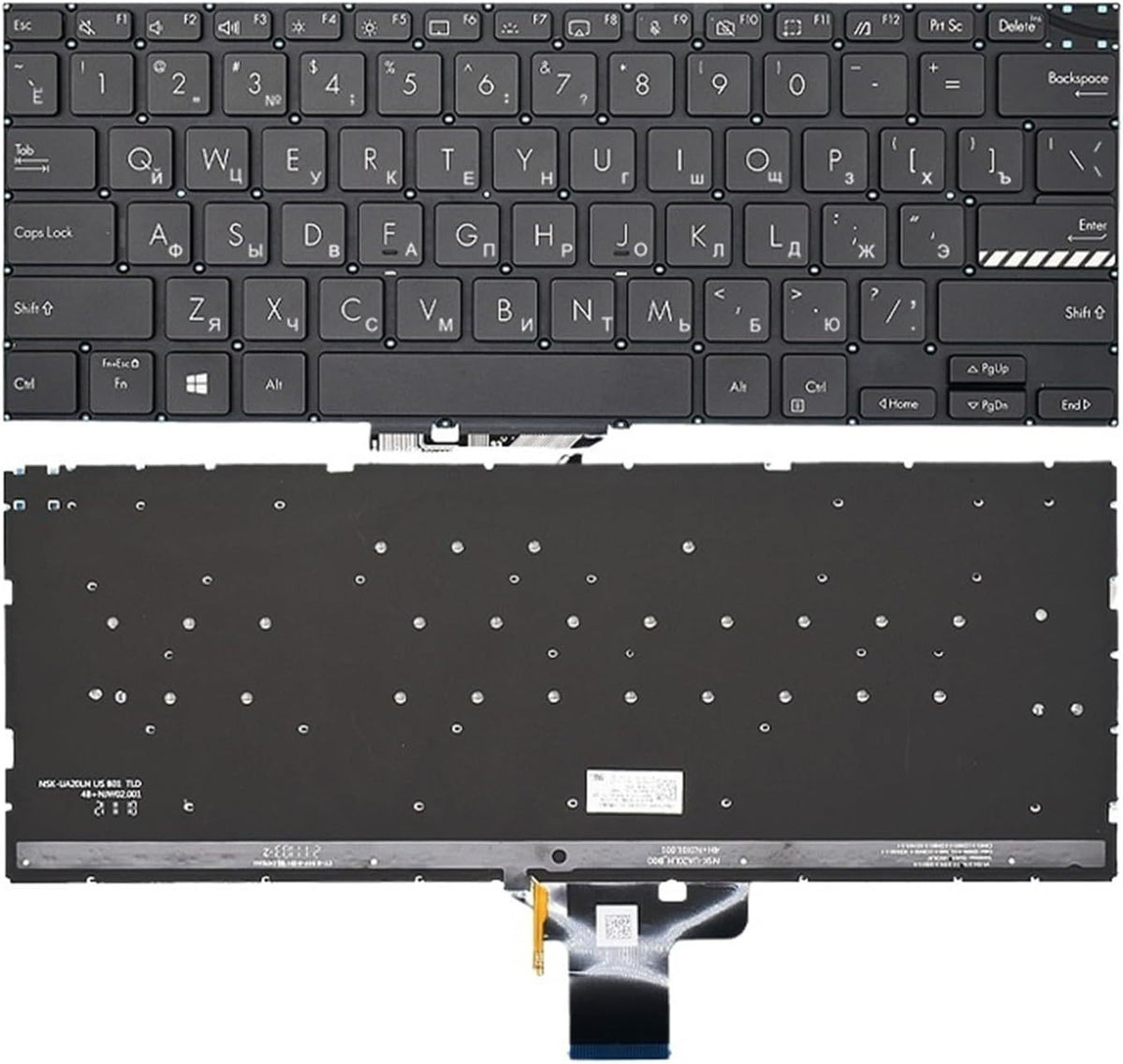 US Laptop Keyboard for Pro14 X3400PA M3400QA K6400Z M6400R M3401Q K3401 K3400P X3401 Easy to replace — image 2