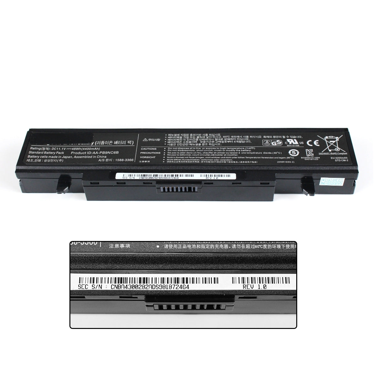 AA-PB9NS6B Laptop Battery 11.1V 4400mAh — image 4