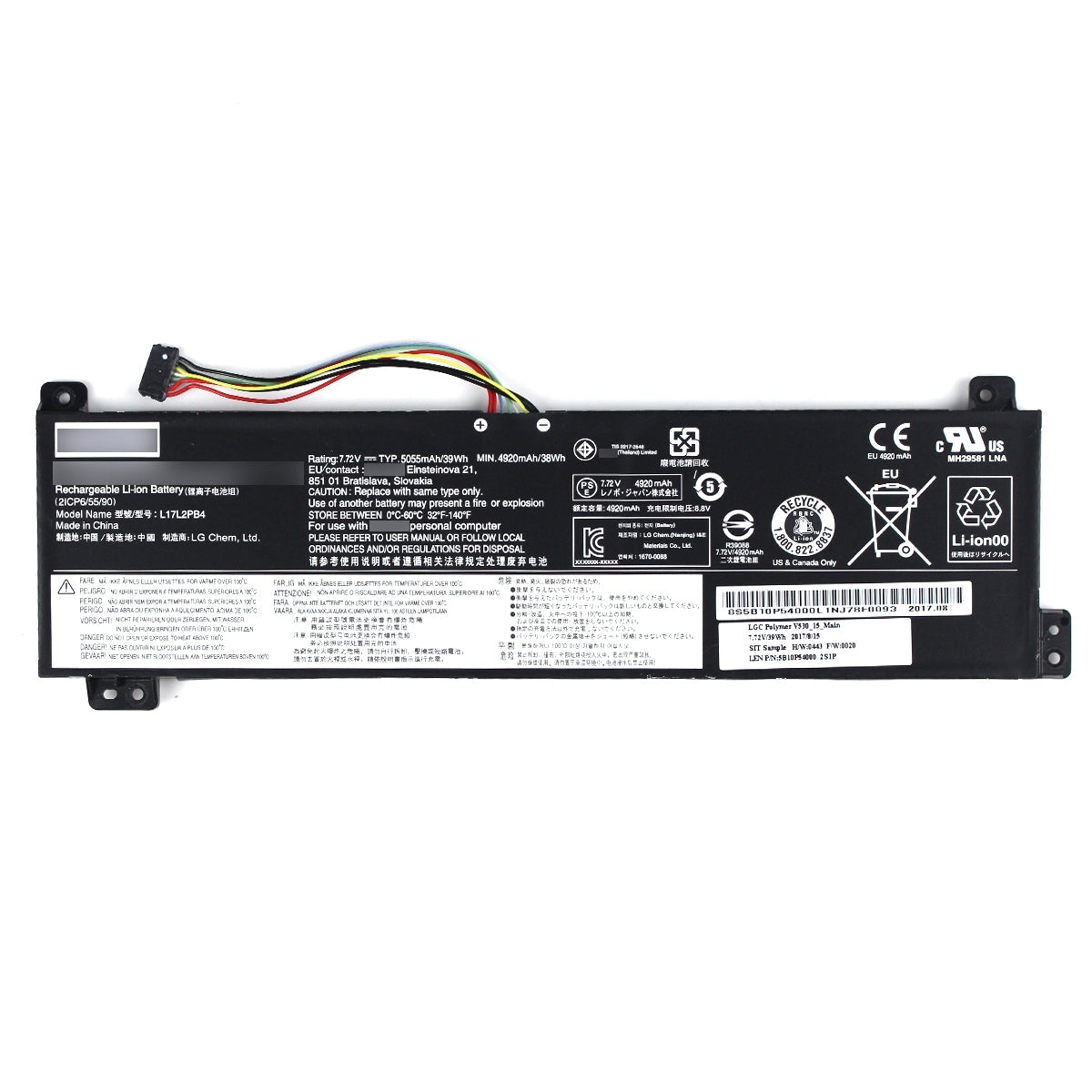 L17M2PB4 Laptop Battery 7.72V 30Wh — image 3