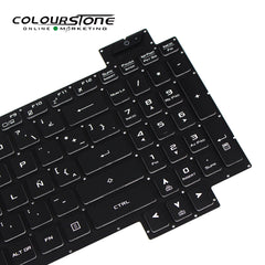 Replacement Laptop Keyboard for Gaming FX505D FX504GM FX705D FX80 FX86 Spanish notebook Teclado with RGB Backlit — image 3