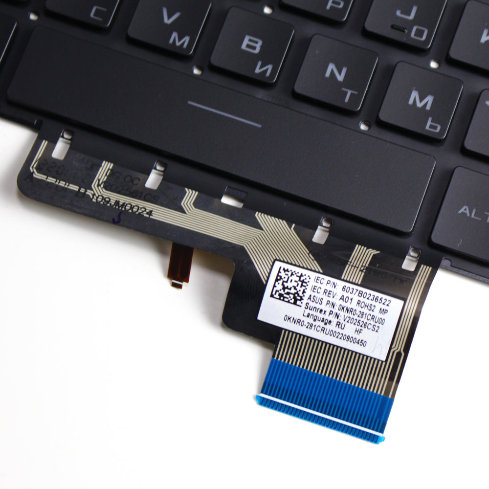 Replacement Laptop Keyboard for Air FX516 FX516P FX516PR FX516PM FA516 Black Keyboard with Backlit in US Layout — image 4
