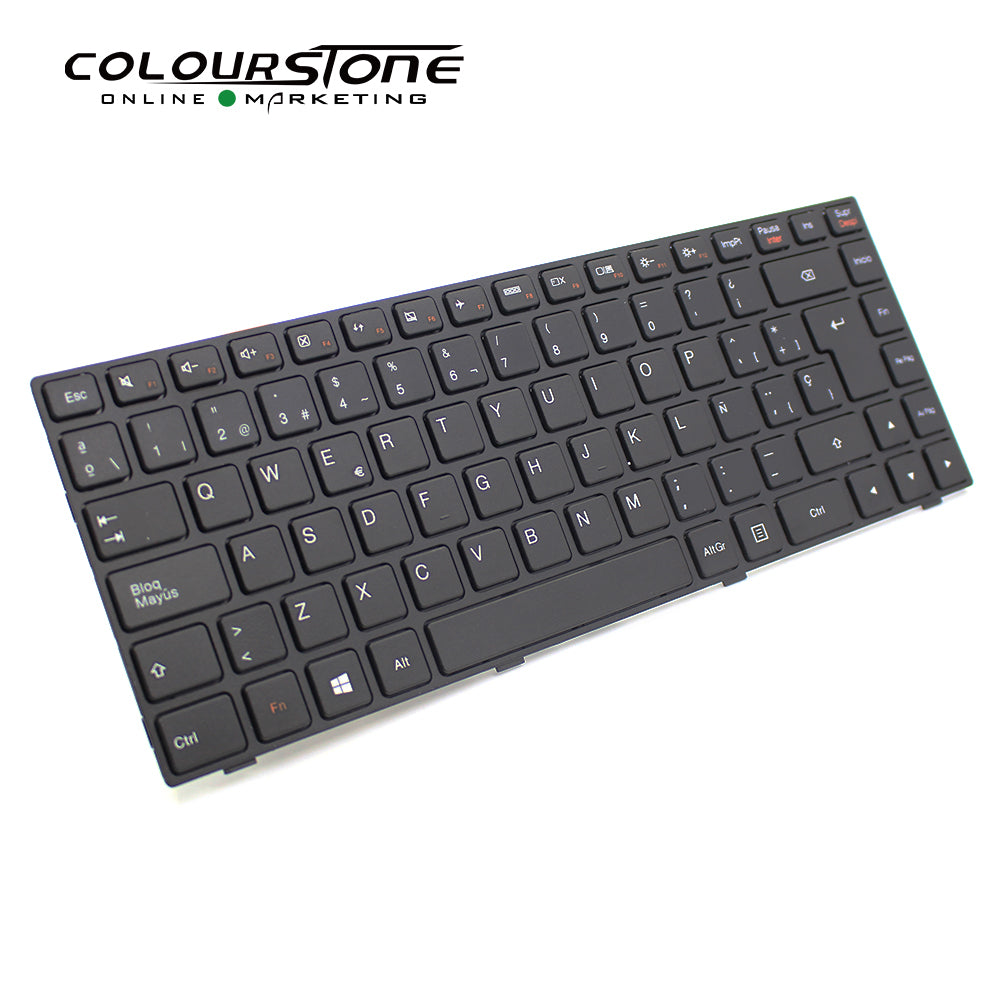 100-14IBY SP Layout for Laptop Keyboard Replacement for 100-14 Models Spanish Keyboard Plastic Part No NSK-BS0SN PK131EQ1A00 — image 3