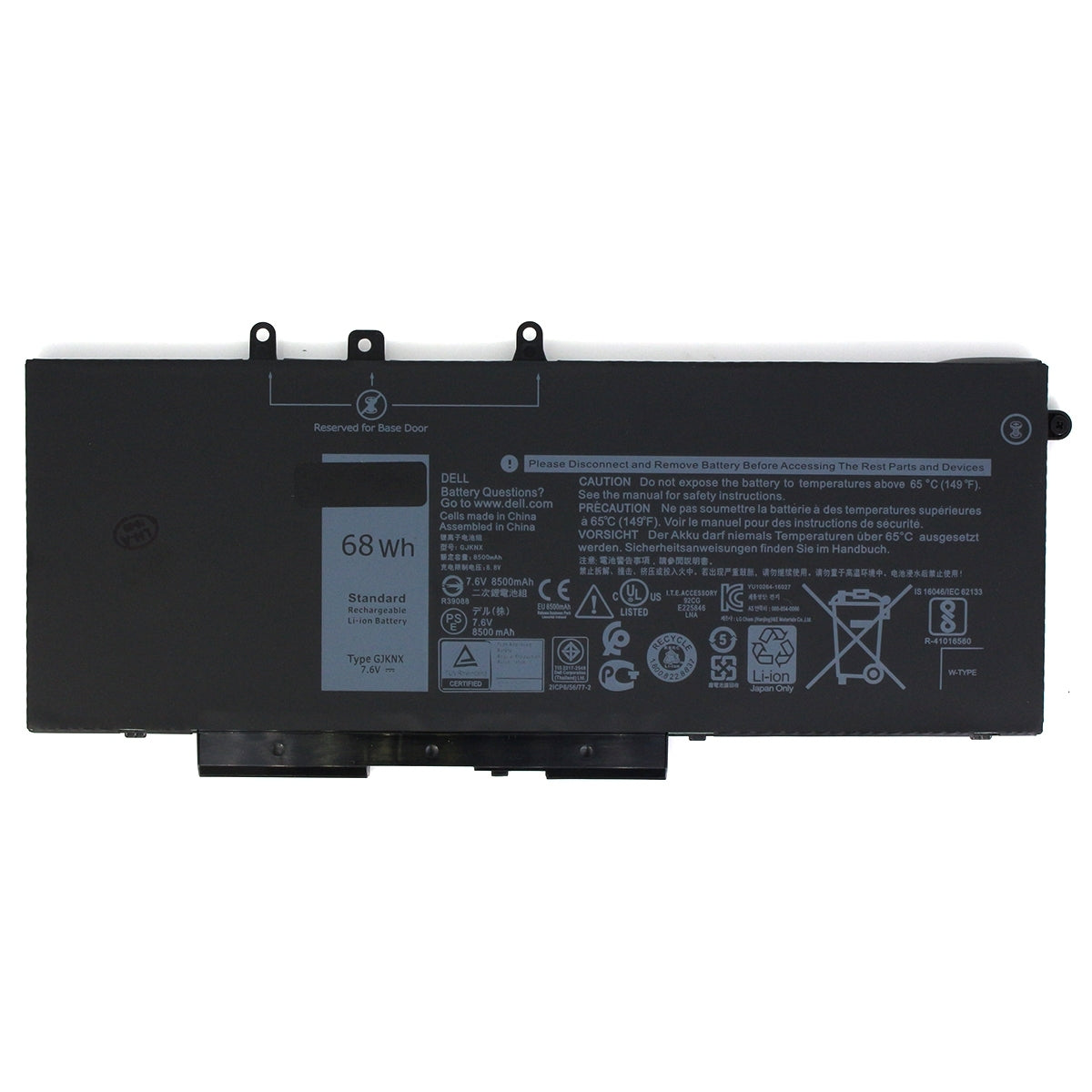GJKNX Laptop Battery 7.6V 68Wh — image 2