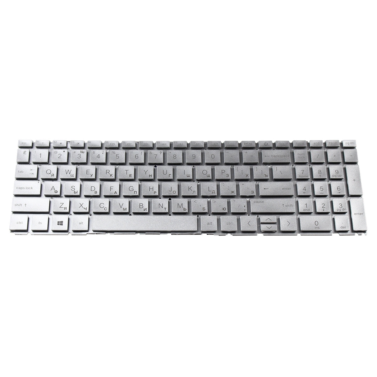 15-EG/15-EH RU Layout Laptop Keyboard Sliver Plastic Material — image 1