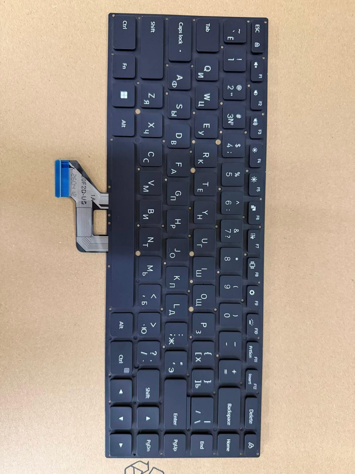 16 2024 2025 Z3725 Notebook Keyboard Replacement Part Black Backlit Full Size With Connector For Laptop Repair — image 4