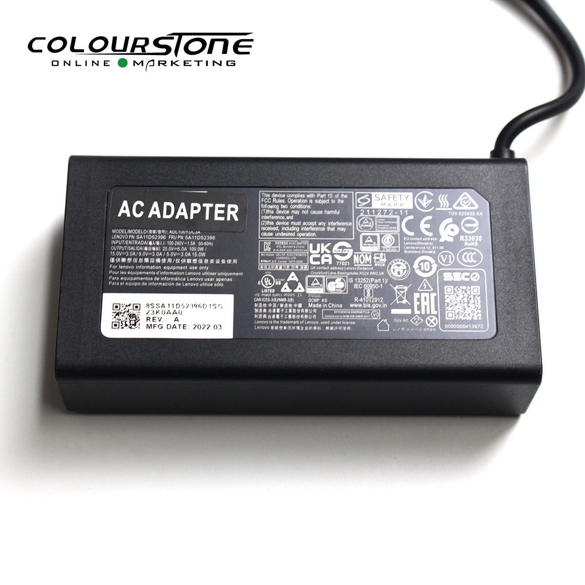 ADL100YDC3A Laptop USB-C Power Adapter 100W — image 2