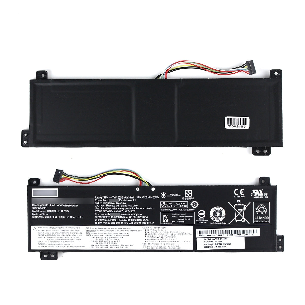 L17M2PB4 Laptop Battery 7.72V 30Wh — image 1