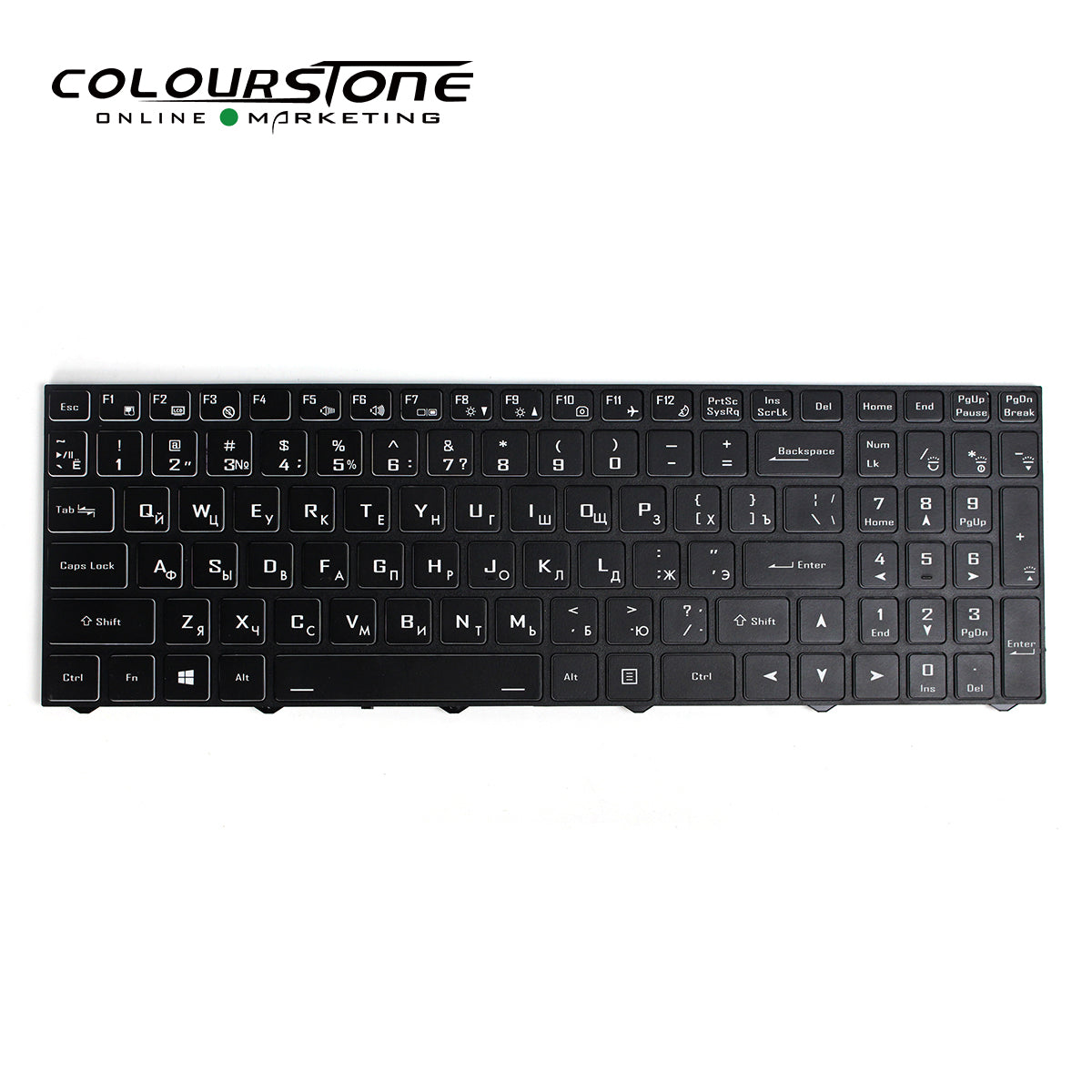 N960 Replacement Laptop Keyboard G10 GX9 GX8 TX9 TX8 Black Plastic Backlit Russian Layout — image 3