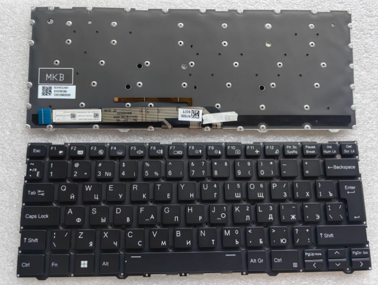 L140CU L140PU L140MU L141PU L141MU NV40MZ NV41MZ Keyboard RU/US Layout Backlit — image 3