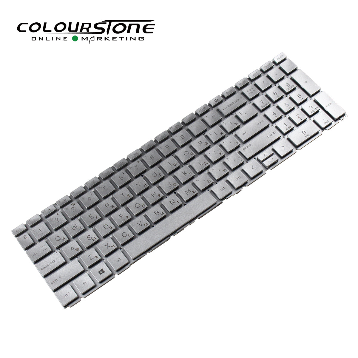 15-EG/15-EH RU Layout Laptop Keyboard Sliver Plastic Material — image 3