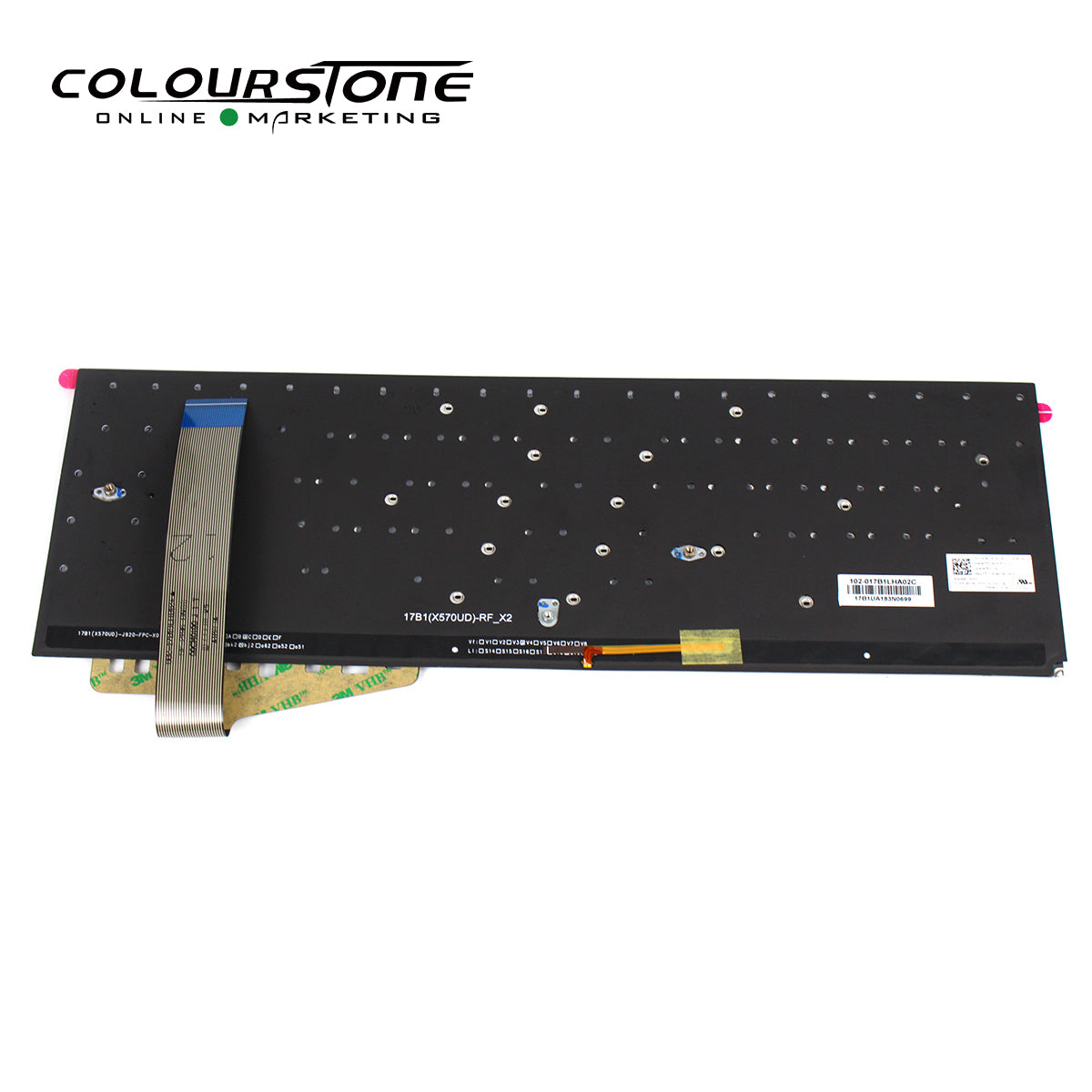 Laptop Keyboard Replacement for X507MA X570U X570Z X570ZD X570D YX570 YX570UD YX570ZD F570 Spanish Layout Backlit Black — image 4