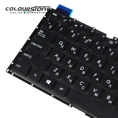 Replacement X441 X441S X441SA X441SC X441U X441UA Black Laptop Keyboard RU Version ABS Plastic QWERTY Layout — image 2