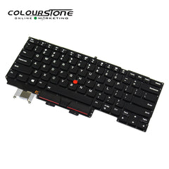 X1 6th English Laptop Keyboard with Backlight and Pointer Black Plastic — image 2