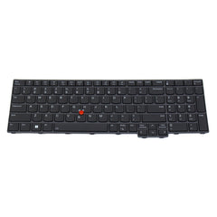T16 US Layout Black Plastic Laptop Keyboard for T16 Gen 1 P16S Gen 1 L15 Gen 3 Backlit — image 1